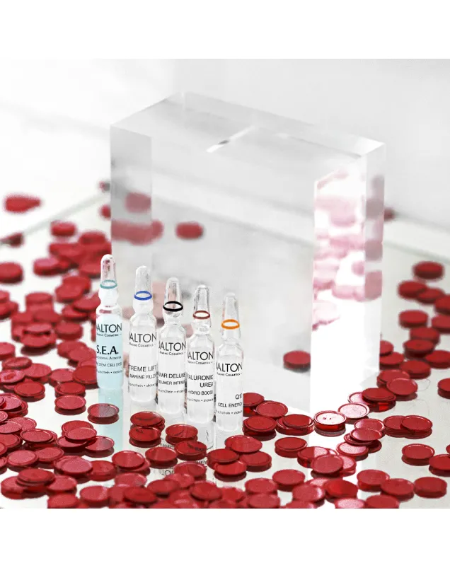 Набір морських антивікових концентратів: CAVIAR DELUXE + Q10 + HYALURONIC UREA + EXTREME LIFT + S.E.A.-4