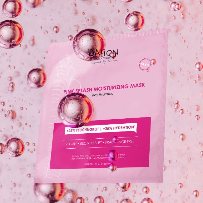 Зволожуюча тканинна маска PINK SPLASH Dalton - упаковка